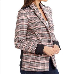 Ella Moss plaid menswear blazer jacket new XL